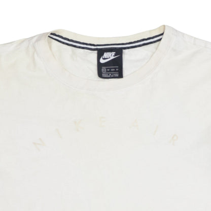 Nike Women's Ivory Air Logo Cotton Basic T-Shirt XS