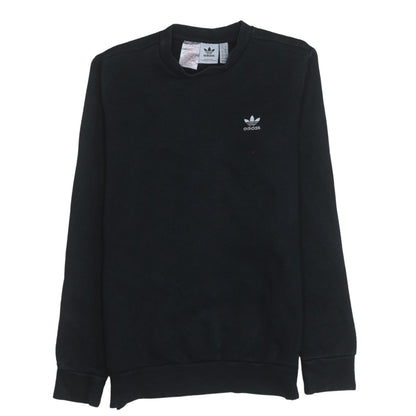 Adidas Boys Black Crew Neck Pullover Sweatshirt 13-14 Years