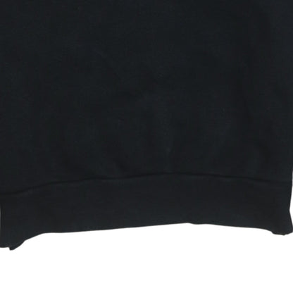 Adidas Boys Black Crew Neck Pullover Sweatshirt 13-14 Years