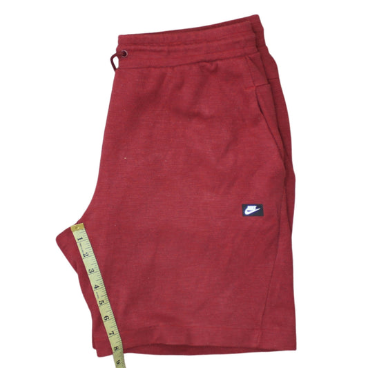 Nike Men's Red XL Sweat Shorts Activewear Cotton Blend Drawstring