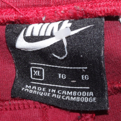 Nike Men's Red XL Sweat Shorts Activewear Cotton Blend Drawstring