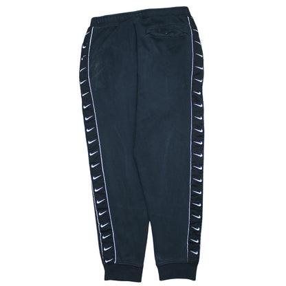 Nike Men's Black Fleece Joggers Sweatpants Size M Tapered Fit