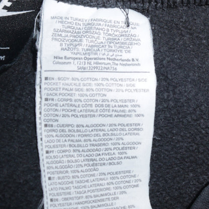 Nike Men's Black Fleece Joggers Sweatpants Size M Tapered Fit