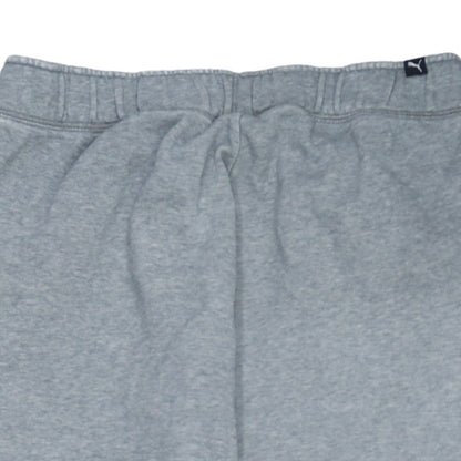 Puma Men's Grey M Sweatpants Joggers Elastic Waist Fleece Trousers