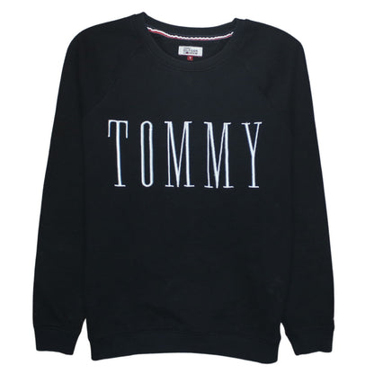 Tommy Hilfiger Women’s Black Small Pullover Sweatshirt