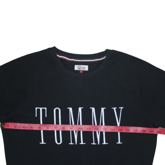 Tommy Hilfiger Women’s Black Small Pullover Sweatshirt