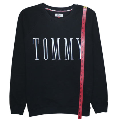 Tommy Hilfiger Women’s Black Small Pullover Sweatshirt