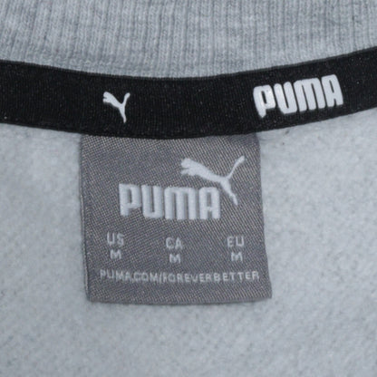 Puma Men's Grey Crew Neck Pullover Sweatshirt Size M