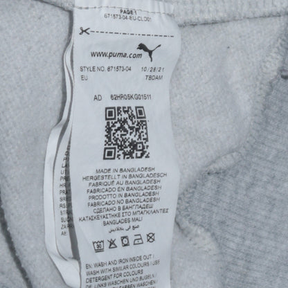 Puma Men's Grey Crew Neck Pullover Sweatshirt Size M