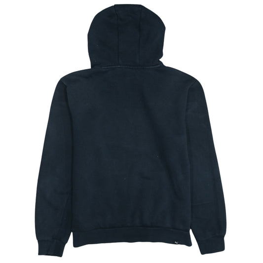 Puma Women's Black Pullover Hoodie Size S Relaxed Fit Logo Design