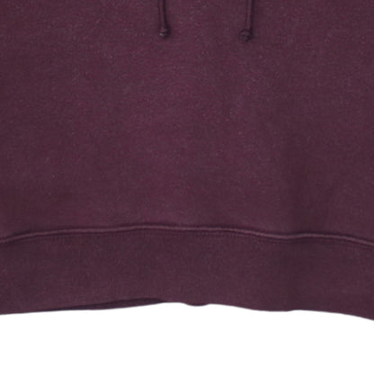 Adidas Womens Burgundy Hoodie Size 8 Cropped Pullover Hooded Sweatshirt