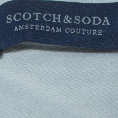 Scotch & Soda Men’s Grey Logo Pullover Sweatshirt Size M