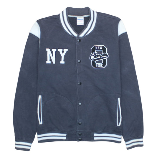 Champion Men's Blue XL Varsity Fleece Sweatshirt Jacket