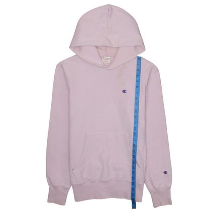 Champion Womens Pink Reverse Weave Pullover Hoodie Size L 100% Cotton