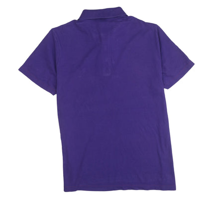 Puma Men's Purple Cotton Short Sleeve Polo Shirt Size L