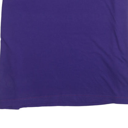 Puma Men's Purple Cotton Short Sleeve Polo Shirt Size L