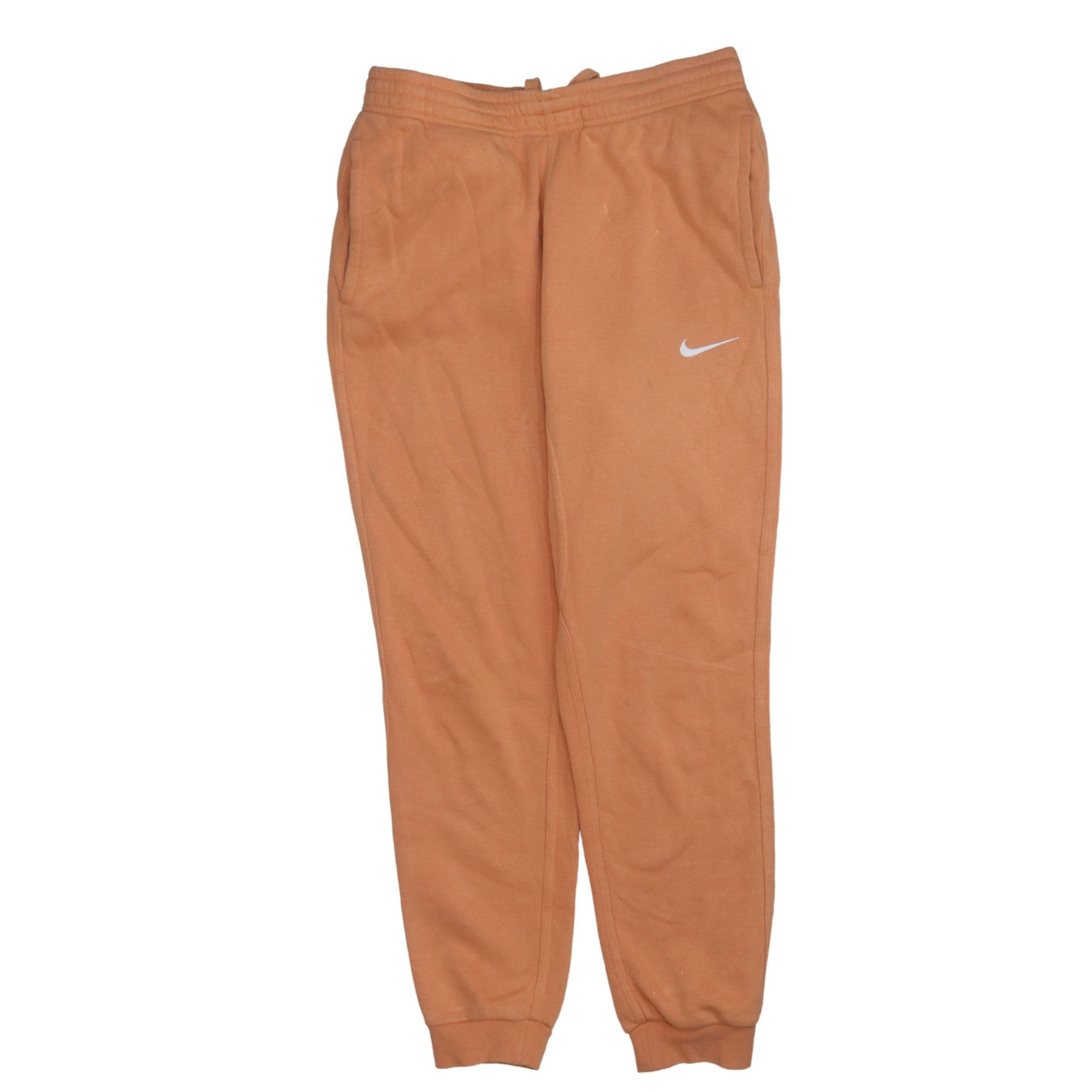 Nike Men Orange Jogger Trousers Size S Regular Fit