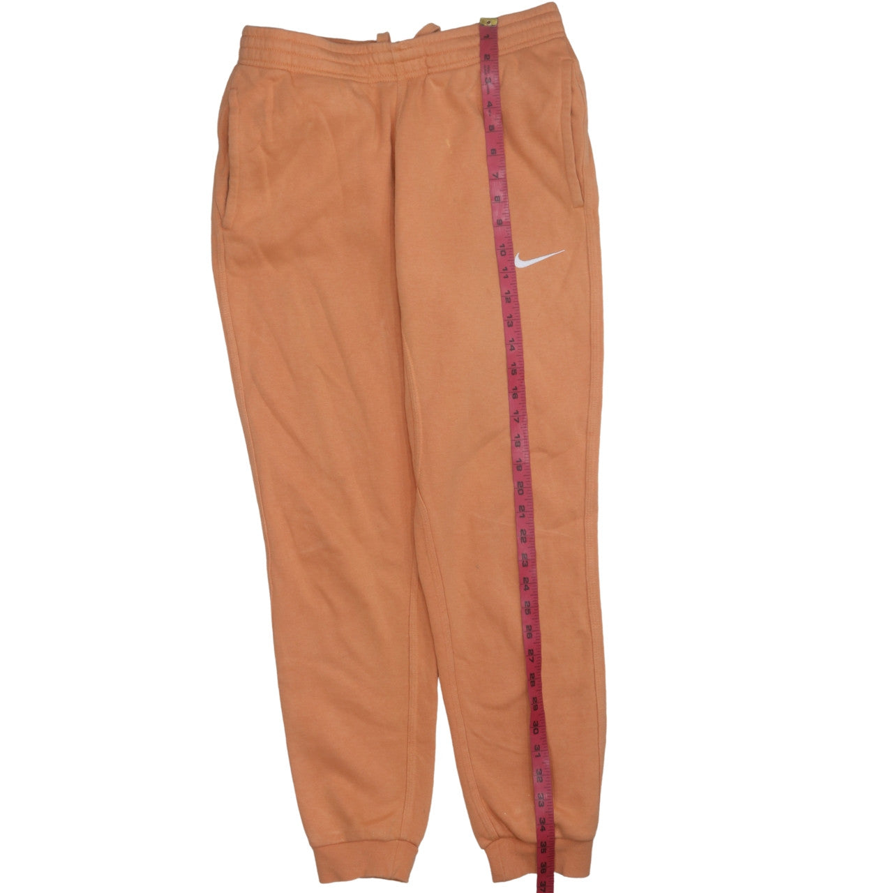 Nike Men Orange Jogger Trousers Size S Regular Fit