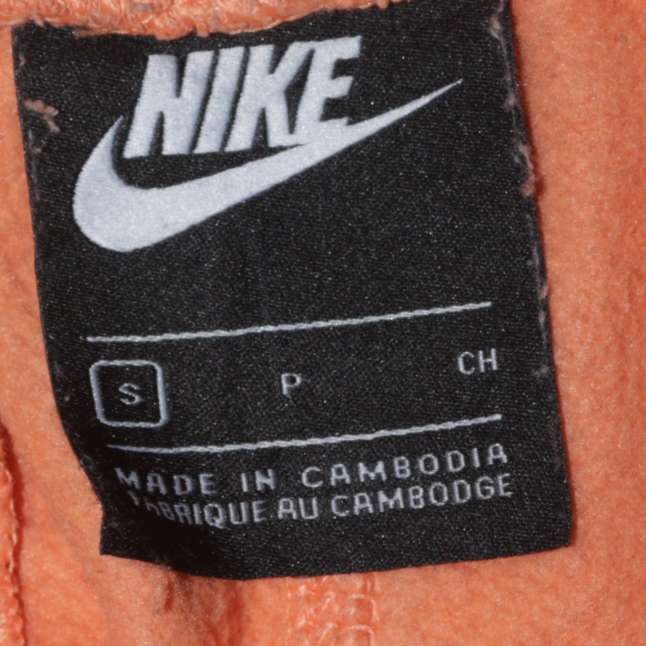 Nike Men Orange Jogger Trousers Size S Regular Fit
