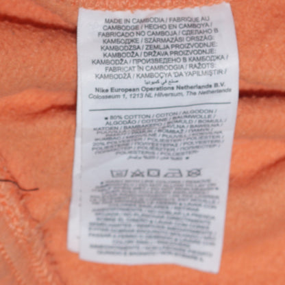 Nike Men Orange Jogger Trousers Size S Regular Fit