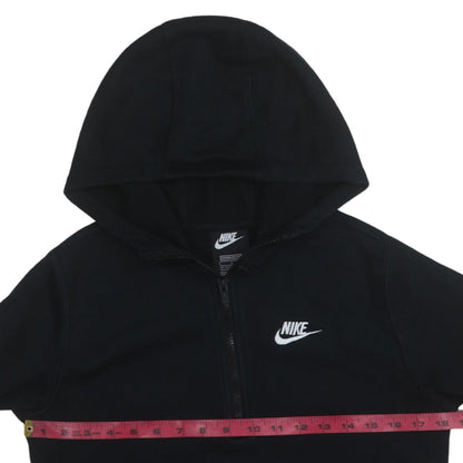 Nike Boys Black 1/2 Zip Hoodie Standard Fit Size L 147-158cm