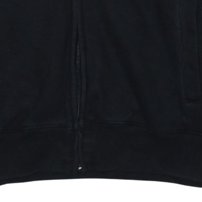 Champion Men's Black Medium Full Zip Hoodie Logo Fleece
