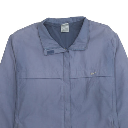 Nike Women's Blue L Full Zip Lined Sports Jacket