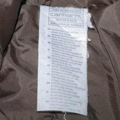 Carhartt Men’s Green Anchorage Parka Hooded Waterproof Winter Coat Size L