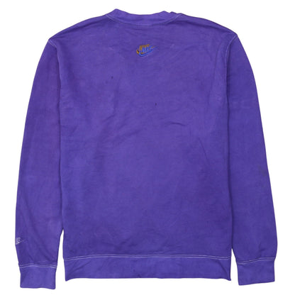 Nike Men’s Purple XL Pullover Fleece Sweatshirt Embroidered Logo