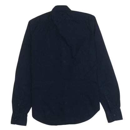 Ralph Lauren Boys Blue Cotton Button-Up Long Sleeve Shirt Size 10 Years