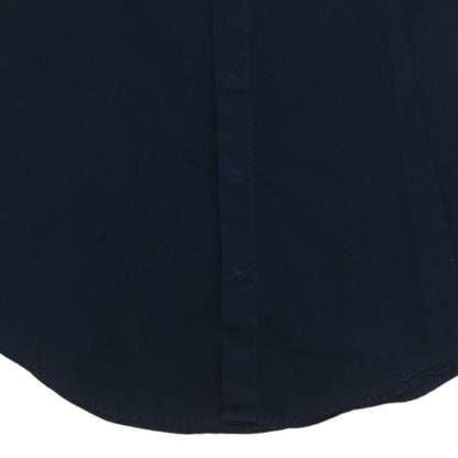 Ralph Lauren Boys Blue Cotton Button-Up Long Sleeve Shirt Size 10 Years