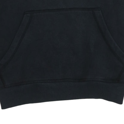 Adidas Womens Black Small Pullover Hoodie with Logo Print