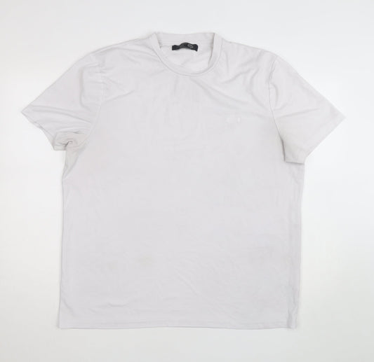 Paul Costelloe Living Men's White Crew Neck XX-Large T-Shirt
