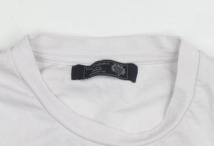 Paul Costelloe Living Men's White Crew Neck XX-Large T-Shirt