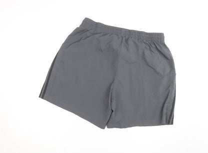 Adidas Men’s Grey 2XL Athletic Shorts Lightweight Drawstring
