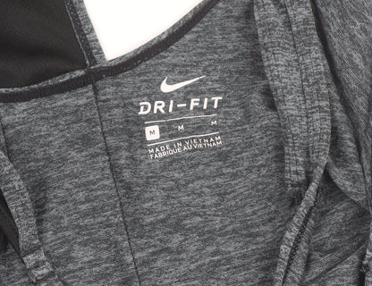 Nike Womens Grey Dri-FIT Racerback Tank Top M Lightweight