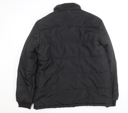 Mens UK Size L Lee Cooper Black Puffer Jacket