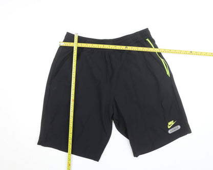 Nike Men Black 2XL Air Max Jogger Shorts Quick Dry Activewear