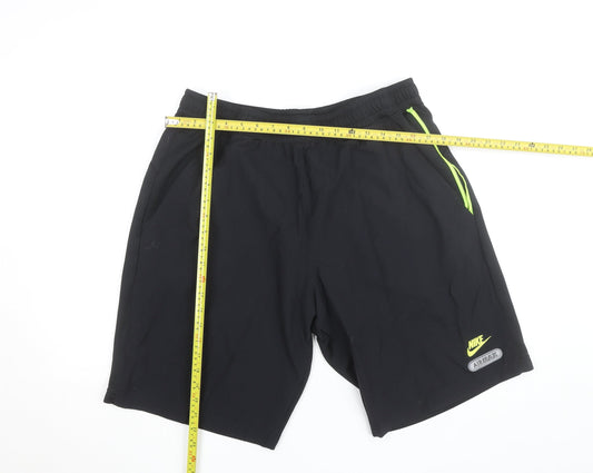 Nike Men Black 2XL Air Max Jogger Shorts Quick Dry Activewear
