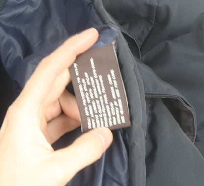 Michael Kors Mens Black Parka Jacket L Regular Polyester Winter Coat