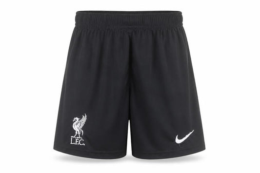 Front view of Nike boys’ black 7 years lfc athletic football activewear shorts