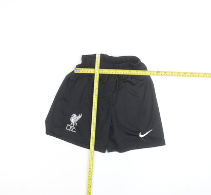 Nike Boys Black 7 Years LFC Athletic Football Activewear Shorts