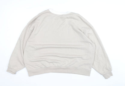 Dunnes Women Beige Vancouver Canada Pullover Sweatshirt Size L