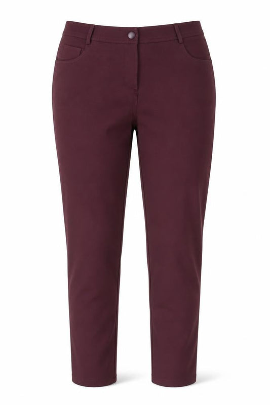 Dunnes Stores Women’s Purple Stretch Slim Fit Trousers Size 12