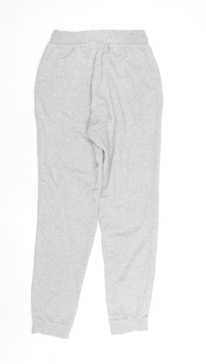 Adidas Womens Grey Jogger Sweatpants Size 8 Cotton Blend Comfort Wear