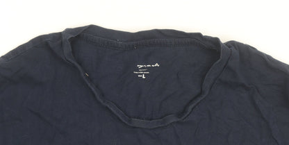 Wrangler Men's Blue Cotton Crew Neck T-Shirt Size L