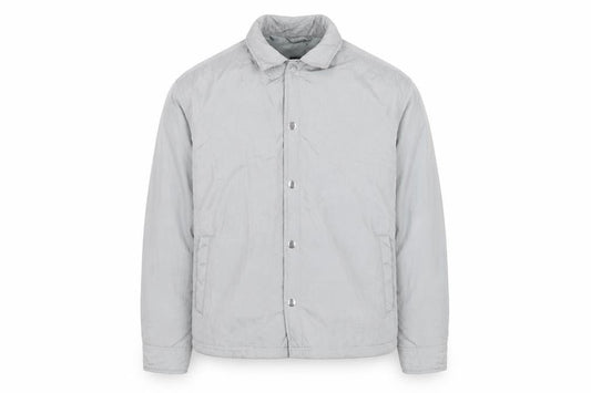 H&M Men Grey Relaxed Fit Lightweight Button Jacket Size M