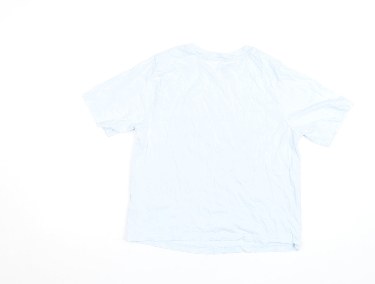 Disney Women Light Blue Lady and the Tramp T-Shirt Size S Cotton