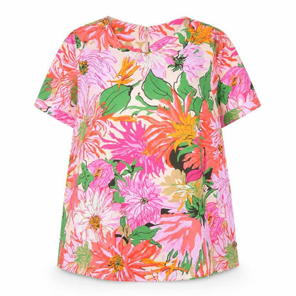 Rant & Rave Women’s Multicoloured Floral Tunic Blouse Size 16
