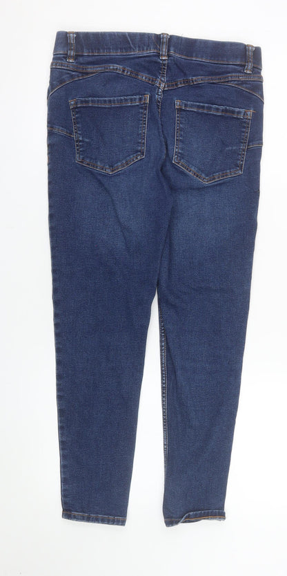 New Look Women Blue Mid Rise Jegging Jeans Size 10 Petite